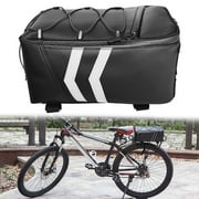 Haimni Motorcycle Rear Luggage Bag For Seat Storage Trunk Bag Motorcycle Rear Rack Pu